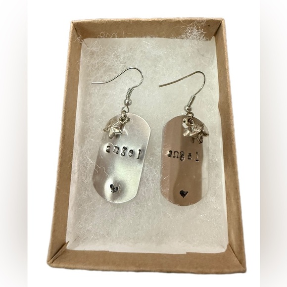 Silver 'Angel' Earrings - Picture 1 of 1